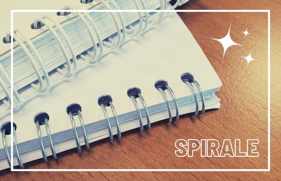 Les reliures spirales